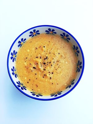 bowl of butternut squash soup