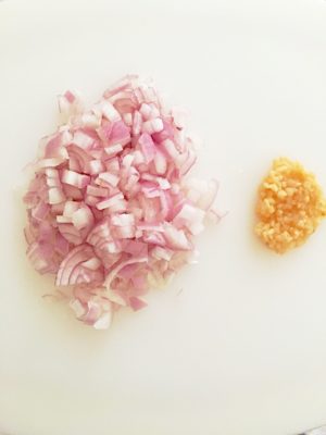 shallots and garlic